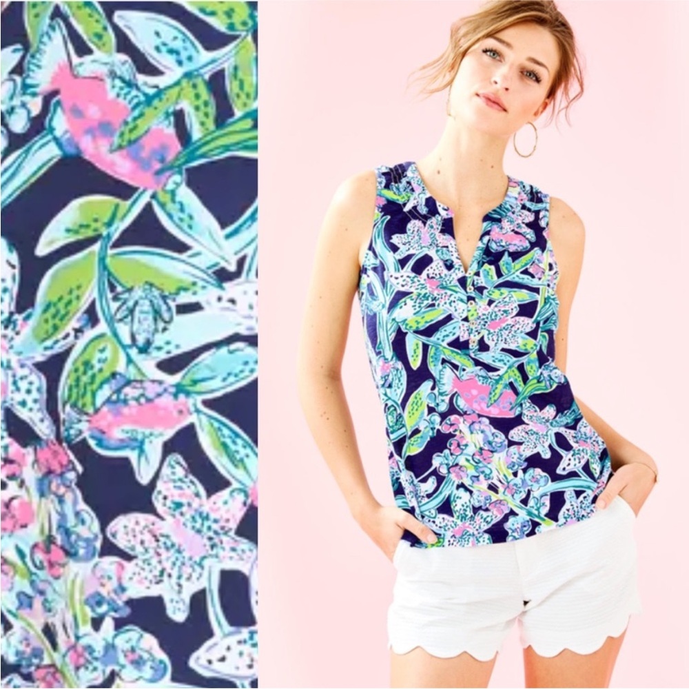 Lilly Pulitzer Essie Tank Top - XS - Picture 5 of 7